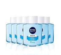 NIVEA MEN Sensitive Cool Loción After Shave en pack de 6 (6 x 100 ml), con 0% alcohol para calmar la irritación, loción calmante para el cuidado de la piel sensible