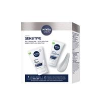 NIVEA MEN Sensitive Routine Set Gel Limpiador & Crema Facial Set de cuidado facial 1 piezas