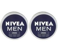 Nivea Men taza de crema de 150 ml - Version importada, Alemania (Paquete de 2)