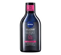NIVEA Micelar Water 400 ml resistente al agua Nivea MicellAIR fórmula 3 en 1 que elimina eficazmente el maquillaje, limpia e hidrata la piel sin frotar, usar miceles para atraer el aceite, la suciedad