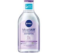 Nivea Micellair Skin Breathe Agua micelar para pieles sensibles (400 ml), removedor de maquillaje nutritivo con dexpantenol y aceite de semilla de uva, limpiador facial suave