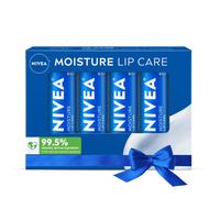 NIVEA Moisture Lip Care Blsamo labial con aceite de jojoba de mantequilla de karit y aceite de aguacate 0.17 oz paquete de 4