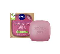 NIVEA Naturally Clean - Desmaquillante facial sólido 100% natural con extracto de té negro, desmaquillante facial sólido, limpiador y purificante con fórmula vegana