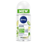 NIVEA NATURALLY GOOD Bio Aloe Vera Mujer Desodorante Roll-on 50 ml, desodorante con un 95% de ingredientes de origen natural, frescor roll-on 24h
