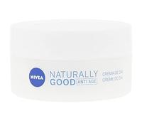 NIVEA Naturally Good Crema de Día Antiarrugas (1 x 50 ml), crema reafirmante con ingredientes naturales, crema antiedad para todo tipo de piel