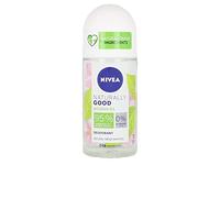 NIVEA Naturally Good Desodorante con Té Verde Roll on (50 ml), desodorante natural 100% vegano, desodorante sin aluminio con protección 24 horas para una piel fresca