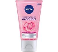 NIVEA Nivea Rose Water Wash Gel (150 ml), limpieza facial con tecnología MicellAIR y agua de rosas natural, gel limpiador para todo tipo de pieles