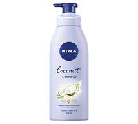 NIVEA Oil In Lotion Coconut & Monoi (400 ml), loción corporal reponedora con un aroma tropical de coco y potente aceite monoi, crema hidratante, loción corporal NIVEA