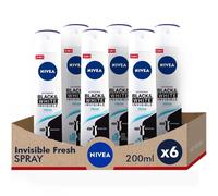NIVEA Pack ahorro - Desodorante en spray Black & White Invisible Fresh 200ml x 6 unidades