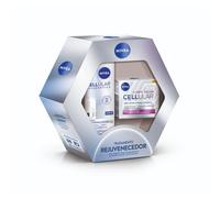 NIVEA Pack Cellular epigenestics de día- Caja regalo con Sérum Facial Epigenetics y Crema de día FPS30 - Efecto lifting para rostro, cuello y escote