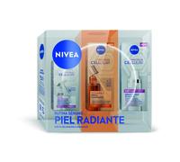 NIVEA Pack Cellular Rutina Piel Radiante Sérums Cellular Acido Hialurónico + Vitamina C + Fluido Diario FP50