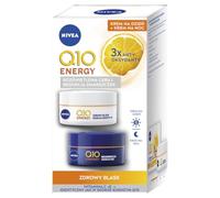 NIVEA Pack de 2 cremas de día y noche Q10 Energy (2 x 50 ml)