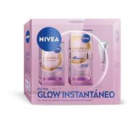 NIVEA Pack Luminous630 Skin Glow - Sérum Glow Instantáneo Antimanchas 30ml + Refiner Skin Glow 100ml + Liposan Glowy Lips - Thiamidol, Niacinamida y Aloe Vera