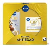 NIVEA Pack Q10 Antiarrugas Rutina Antiedad Crema de Día (1 x 50 ml) + Sérum Doble Acción (1 x 30 ml) - Tratamiento Reafirmante, Antiarrugas - Piel Seca, Mixta, Normal - 80 ml