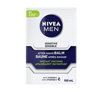Nivea Para hombres Sensitive Post Shave Balm, Active Comfort System, botellas de 3,3 onzas (Pack de 2) de Nivea