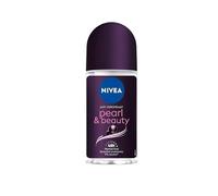 Nivea Pearl & Beauty Black Roll-on - Desodorante antitranspirante para todos los tipos de piel con extractos preciosos de perlas negras, suaviza la piel, 50 ml (paquete de 5)