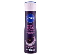 NIVEA Pearl & Beauty Fine Fragrance Desodorante en espray de 150 ml, antitranspirante para mujer, protección de 72 horas, fórmula con extractos de perlas negras y aceites aromáticos para un aroma