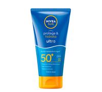 NIVEA SUN Protege & Hidrata Ultra FP50+, crema solar con 48h de hidratación (1 x 150 ml), protector solar ultra resistente al agua, crema hidratante con protección solar UVA & UBV