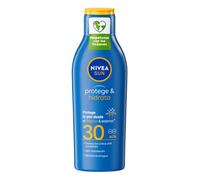 NIVEA SUN Protege & Hidrata - Leche Solar FP30 - Protector Solar Corporal - Protección UVA/UVB - Resistente al Agua - Hidratación 48h - Con Vitamina C y Ácido Hialurónico - Todo Tipo de Piel - 200 ml