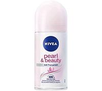 NIVEA Pure Pearl & Beauty Desodorante Roll On en paquete de 6 unidades (6 x 50 ml), rodillo antitranspirante para piel de las axilas cuidada, desodorante con protección de 48 horas
