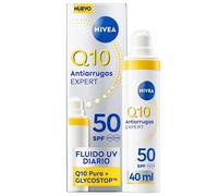 NIVEA - Q10 Antiarrugas Expert Fluido UV Diario SPF 50 Cremas antiedad 40 ml unisex