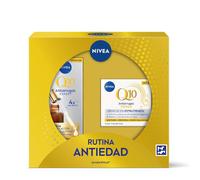 NIVEA Pack Q10 Antiarrugas Rutina Antiedad Crema de Día (1 x 50 ml) + Sérum Doble Acción (1 x 30 ml) - Tratamiento Reafirmante, Antiarrugas - Piel Seca, Mixta, Normal - 80 ml