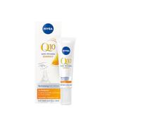 NIVEA Q10 - Crema antiarrugas para los ojos con Q10, vitamina C y E, suaviza las patas de gallo, crema hidratante para el contorno de los ojos, Q10 Energy antiarrugas y refrescante cuidado de los ojos
