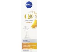 NIVEA Q10 Energy - Crema de ojos antiarrugas con vitamina C y vitamina C, crema de ojos con pura Q10, vitamina C y E, crema hidratante reafirmante para la zona sensible de los ojos (15 ml)