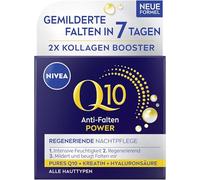NIVEA Q10 POWER Antiarrugas Regenerador Cuidado Nocturno Cuidado Facial reafirmante para todos los tipos de piel, crema de noche con puro Q10, creatina y ácido hialurónico (50 ml)