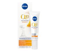 Nivea Q10 Energy Fresh Look Crema de Ojos con Vitaminas, 15ml | Crema antiarrugas para ojos con Q10, vitamina C y glicostop, reduce las ojeras, la hinchazón y las patas de gallo