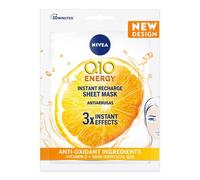 Q10+ VITAMINA C anti-arrugas+energizante mascarilla facial