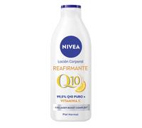 NIVEA Q10 Loción Corporal Reafirmante (1 x 400 ml), crema hidratante corporal 72h para piel normal, crema reafirmante corporal con Collagen Boost Complex, Vitamina C y Q10 puro