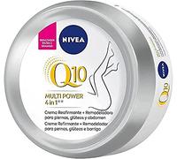NIVEA Q10 Multi Power 4in1 Crema Reafirmante + Remodeladora (1 x 300 ml), crema corporal reafirmante con coenzima Q10, crema hidratante para piernas, glúteos y abdomen