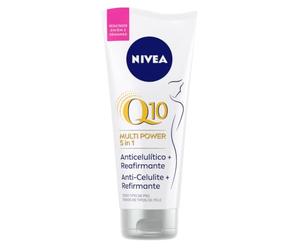 NIVEA Q10 Multi Power 5in1 Gel-Crema Reafirmante + Anticelulítico (1 x 200 ml), gel en crema para reducir los signos de celulitis, crema anticelulítica y cuidado corporal
