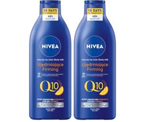 NIVEA Q10 Plus Loción corporal reafirmante con vitamina C, 400 ml (Paquete de 2)
