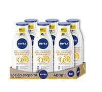 NIVEA Q10 Plus Vitamina C Loción corporal Reafirmante (6 x 400 ml), para piel normal, crema hidratante para una piel elastica en 10 días