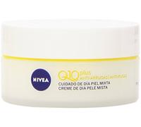 NIVEA Q10 Power Antiarrugas Cuidado de Día (1 x 50 ml), crema facial antiarrugas para piel mixta, crema hidratante con protector solar 15, crema antiedad