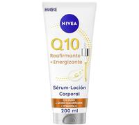 NIVEA Q10 Sérum Loción Corporal Reafirmante + Energizante (200 ml), crema hidratante 72h con Vitamina C y Ácido Hialurónico, crema reafirmante corporal para una piel más firme y energizada