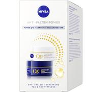 NIVEA Q10 - Set de cuidado facial antiarrugas con factor de protección solar 15 (50 ml) y crema de noche (50 ml), set de cuidado con efecto antiedad