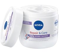 NIVEA Repair & Care Crema corporal sin perfume, hidratante y no grasa, loción de absorción rápida con pantenol y glicerina, para pieles sensibles y con picazón (400 ml)
