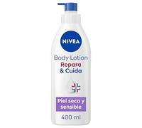 NIVEA Repara & Cuida - Loción Corporal Hidratante - Efecto Calmante - 72h de Hidratación - Con 10% Glicerina, Provitamina B5 y Pantenol - Sin Perfume - Piel Seca, Irritada y Sensible - 400 ml