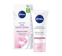 NIVEA Rico Cuidado de día 24h Hidratación (50 ml), Crema Facial para Piel Seca con SPF 15, Crema de Día Hidratante con Aceite de Almendras Natural