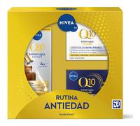 Nivea Rutina Antiedad Q10 Pack Serum + Crema Día + Crema Noche