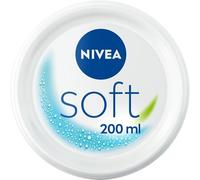 NIVEA Soft Crema Todo Uso (4 x 200 ml) - Crema Hidratante Universal, Piel Suave e Hidratada - Piel Seca, Normal - 800 ml