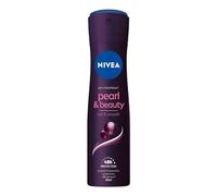 NIVEA Spray desodorante Pearl & Beauty Black 48h Protection Underarm Skin Care with Valuable Black Pearl Extract Soft, Smooth And Beautiful Skin Perfume Oils Formula 150 ml (paquete de 6)