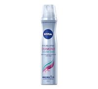 NIVEA Spray para el cabello, 250 ml, volumen de diamante, con volumen, no deja marcas y proporciona una fijación ultra fuerte sin alcohol, lo que lo hace fácil de peinar (pack de 2)