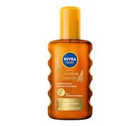 Nivea Sun - Aceite solar de caroteno bronce, 200 ml, aceite bronceado con extracto de caroteno y vitamina E, protección solar SPF 6, bronceado intenso y duradero
