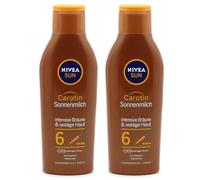Nivea Sun Caroteno Sonnen LF6, 2er paquete (2 x 200 ml)