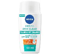 Nivea Sun Derma Skin Protección Fluido Solar Facial SPF50+ 40 ml