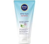 Nivea SUN - Gel Crema para posol Sensitive 175 ml, Leche después de la posol con Aloe Vera Bio y antioxidantes, Leche corporal para pieles sensibles con acción refrescante y calmante